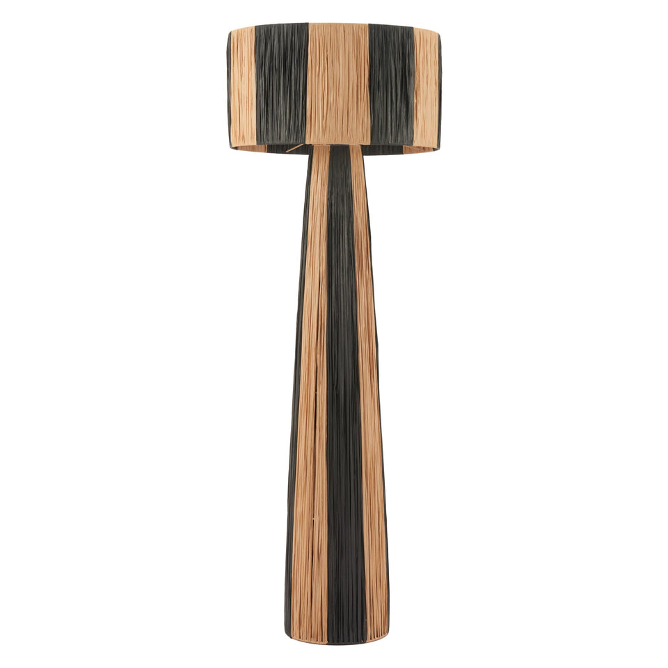 Gala Floor Lamp Black & Natural
