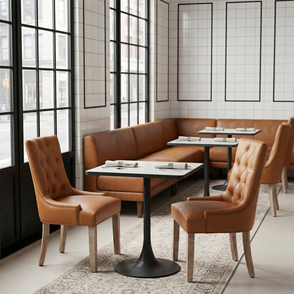 Spot Bistro Table Gray & Black