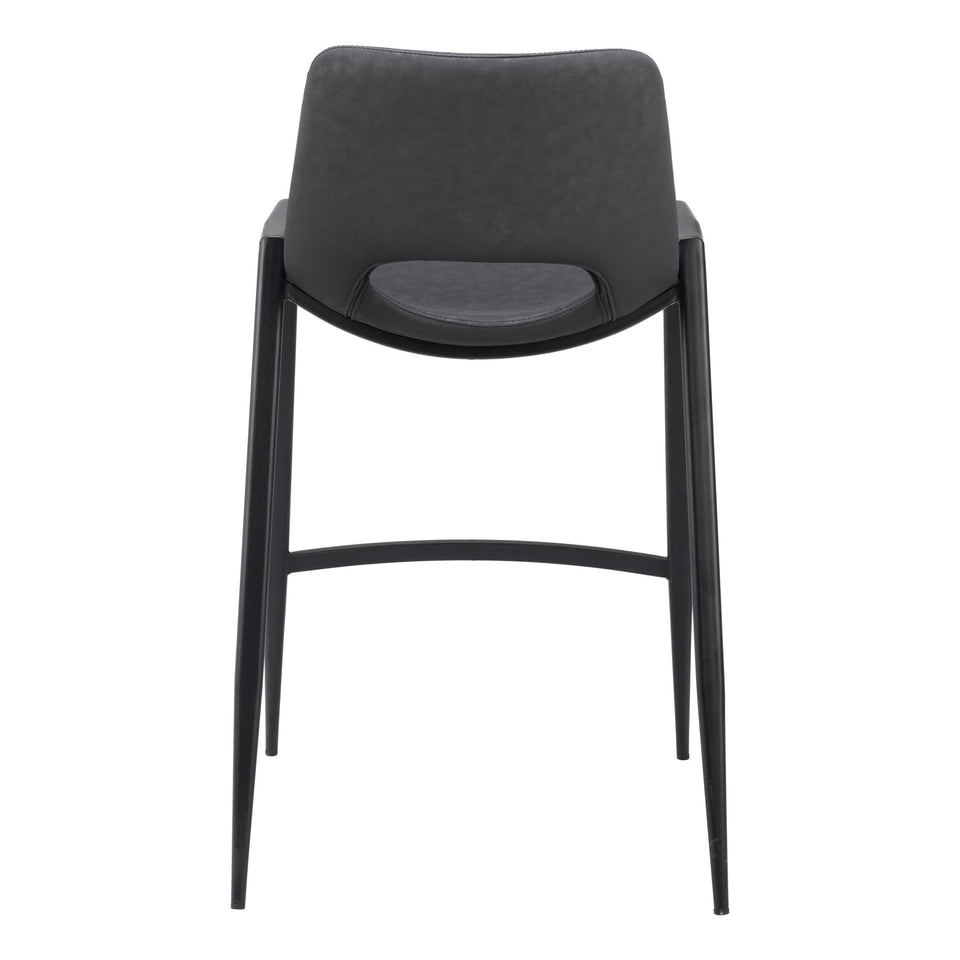 Desi Counter Stool (Set of 2) Black