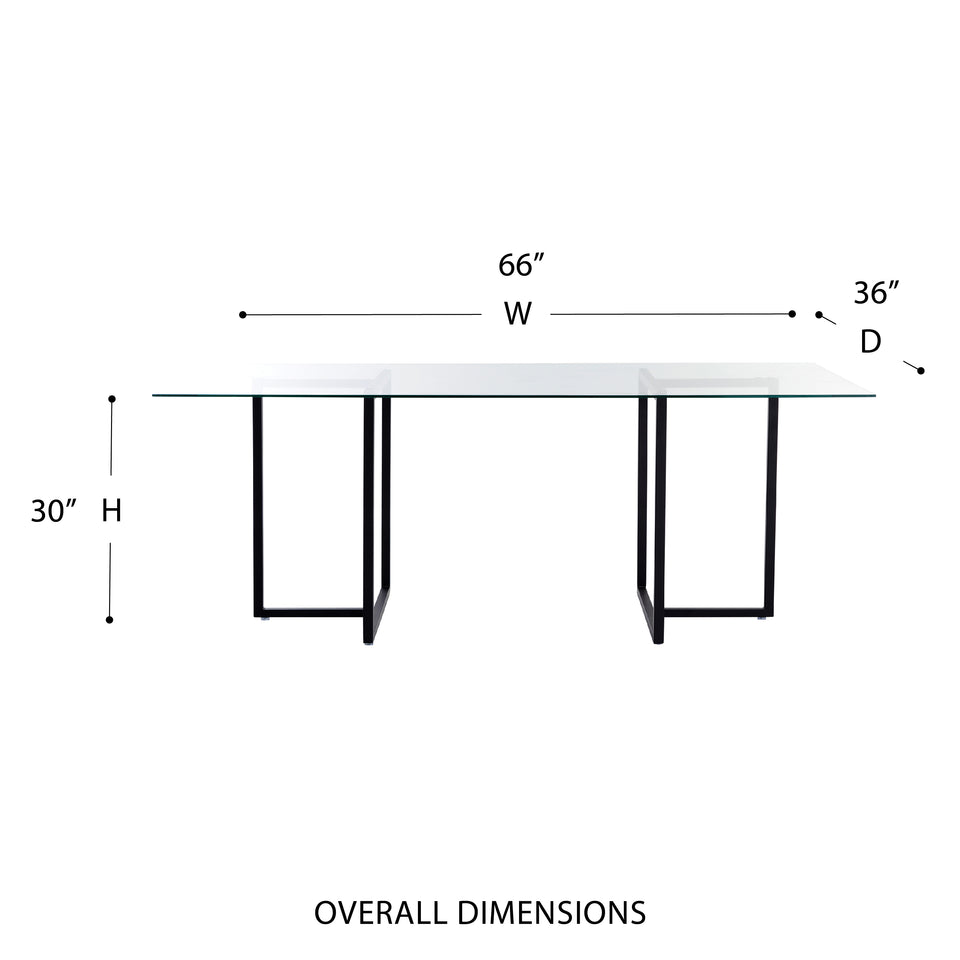 Legend 66x36" Rectangular Table