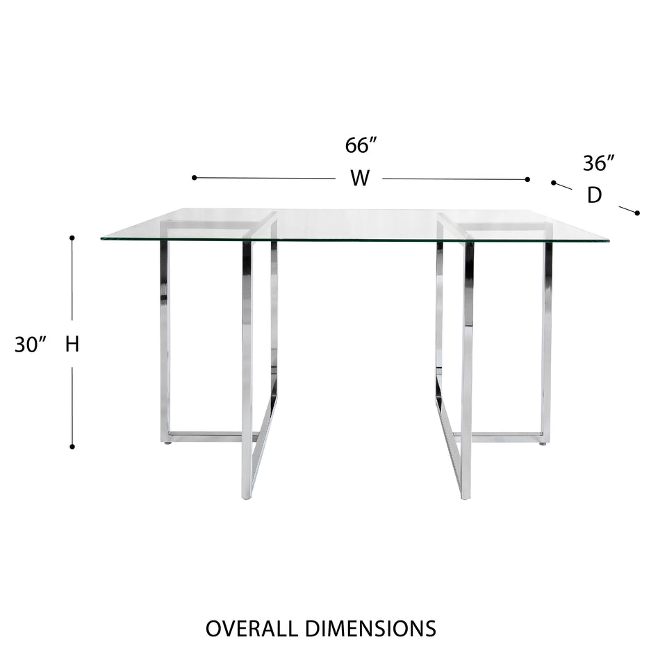 Legend 66x36" Rectangular Table