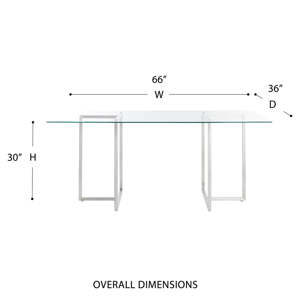 Legend 66x36" Rectangular Table