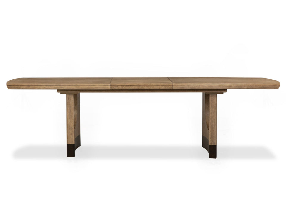 Tristan - Extendable Trestle Dining Table - Swiss Coffee
