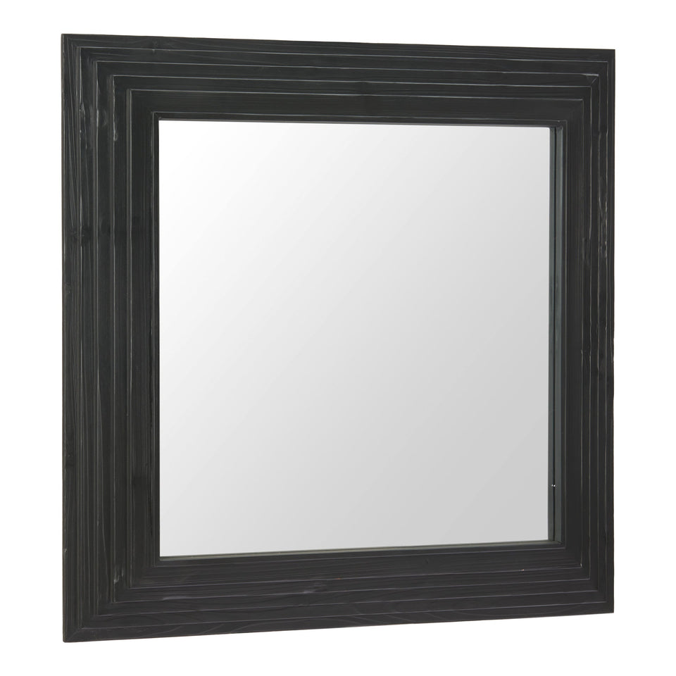 Kare Mirror Black