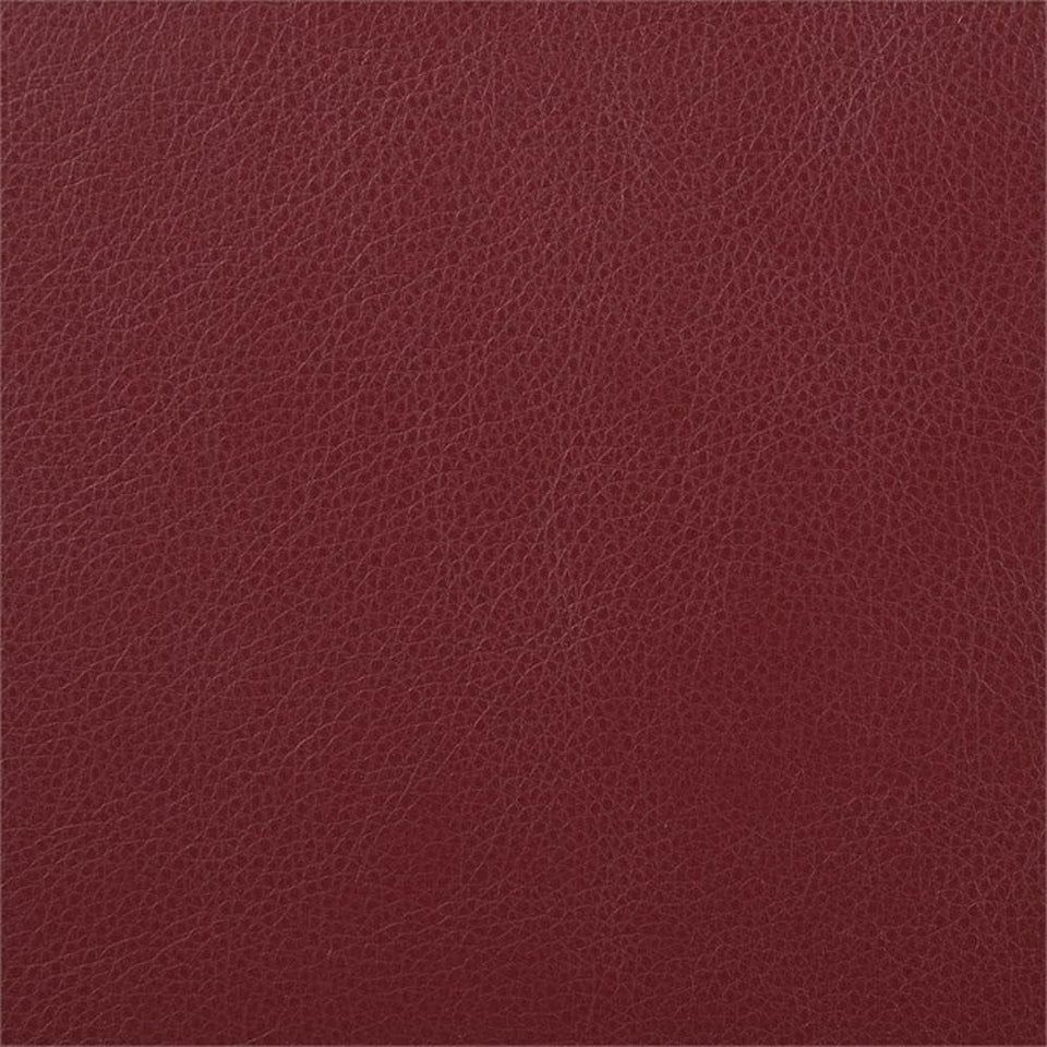 Red Faux Leather Reclining Loveseat With Manual Recline