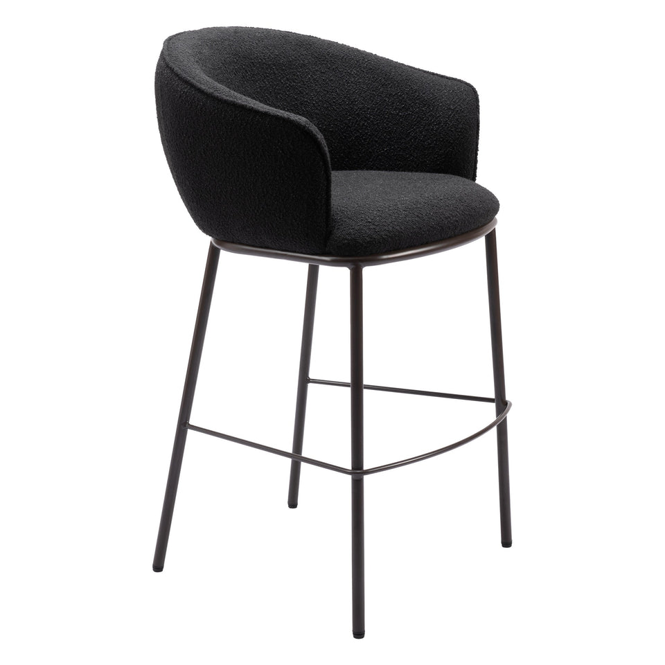 Essen Barstool Black & Bronze