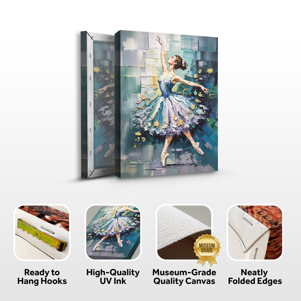 Ballerina Abstract Wall Art