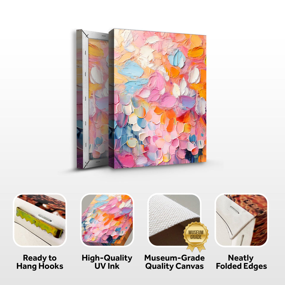 Blooming Rhapsody Abstract Wall Art