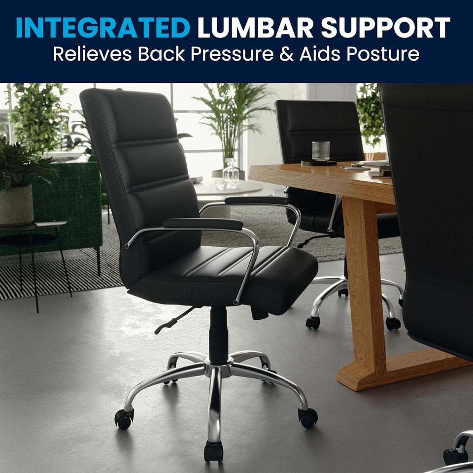 Desk Chair Black Adjustable Office Chair Home Study