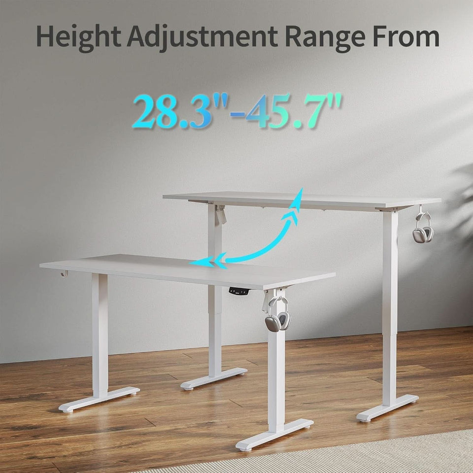 Electric Standing Desk 48x24 Height Adjustable Unit