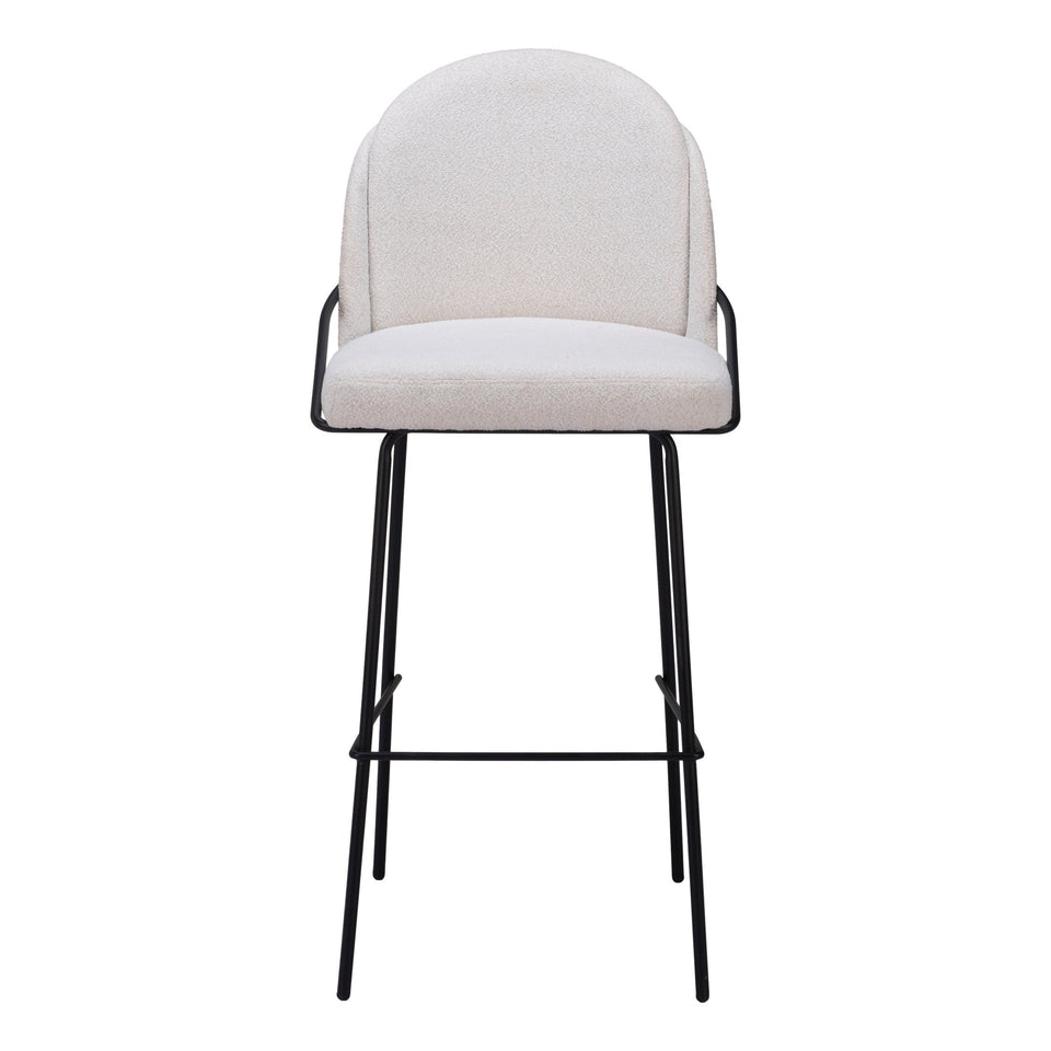 Jambi Barstool (Set of 2) Ivory