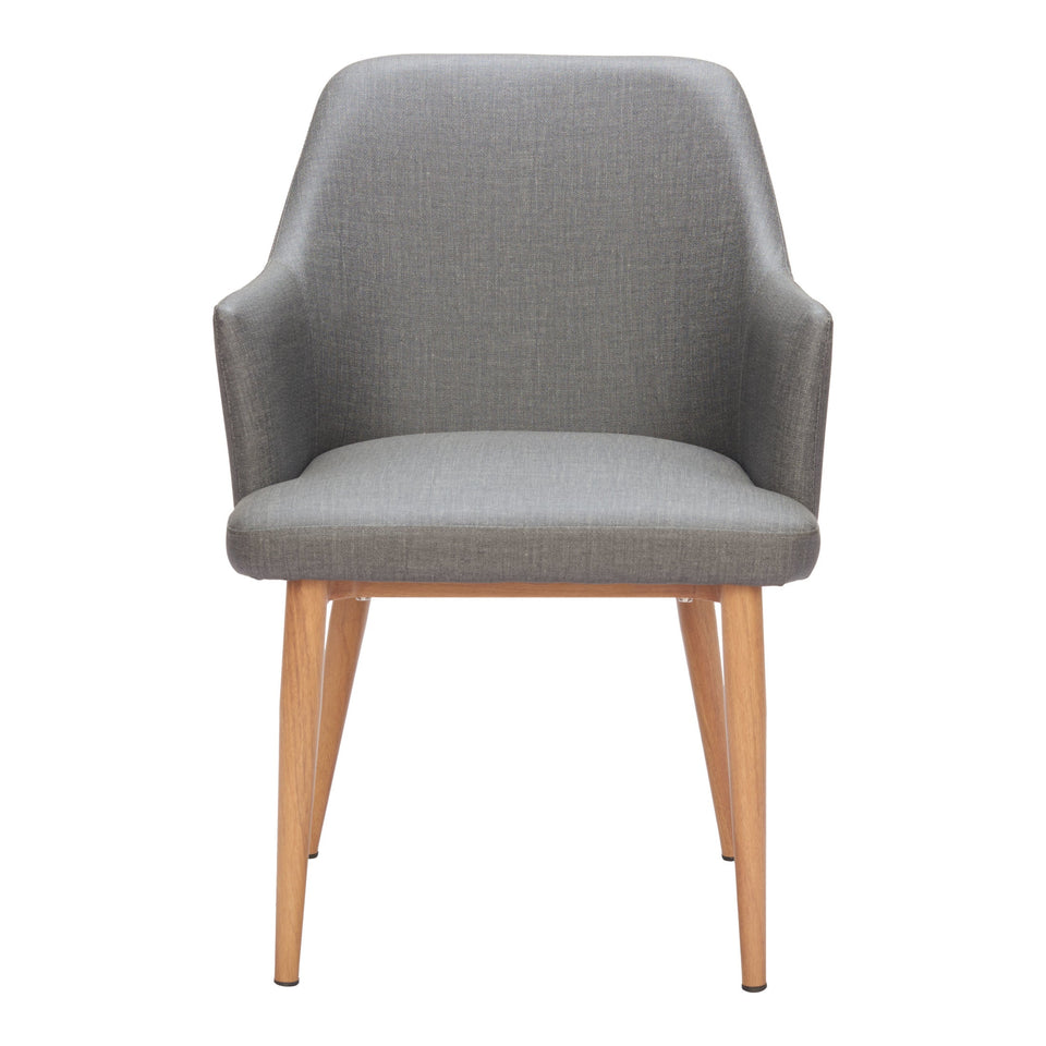 Wisom Dining Chair (Set of 2) Gray