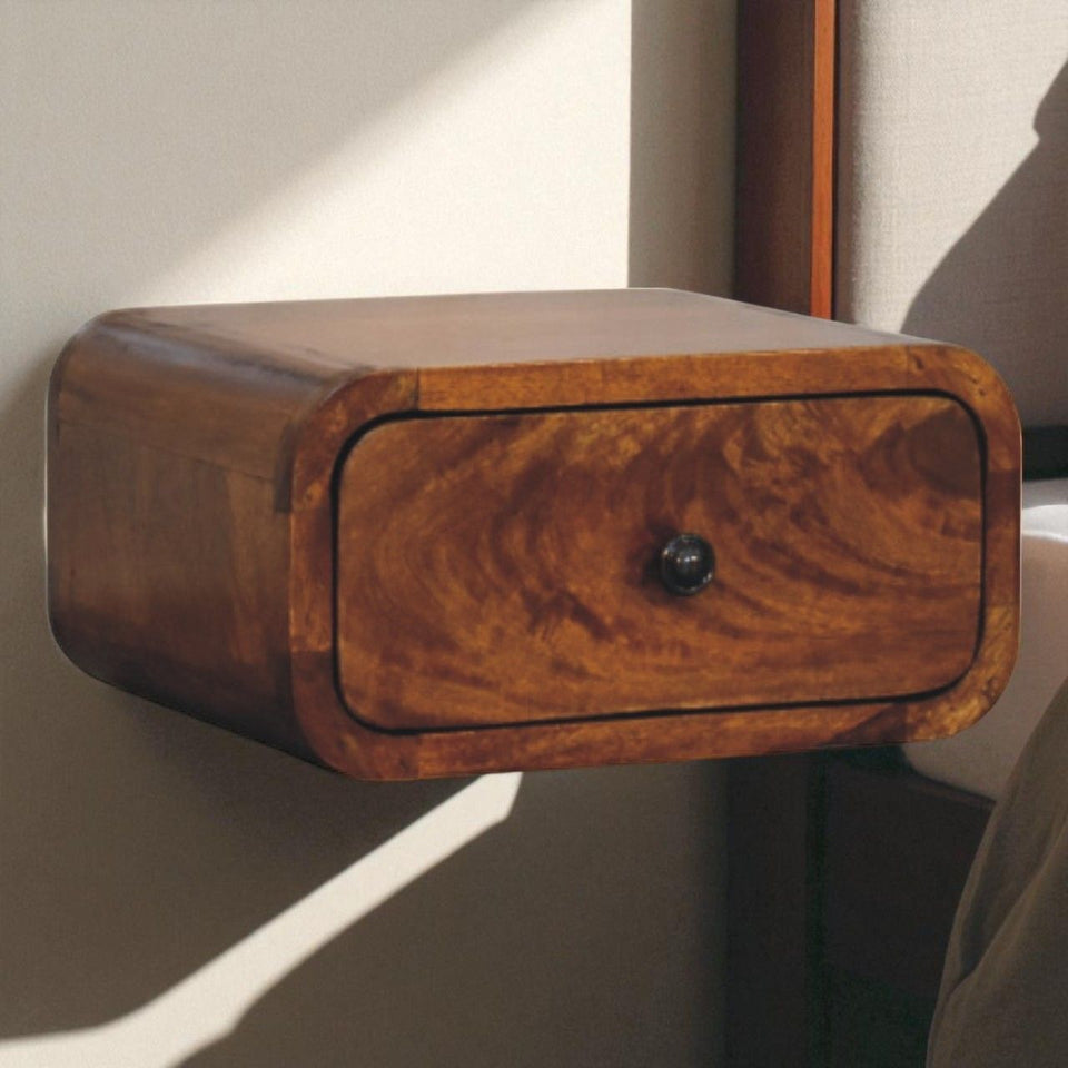 Avora - Wall Mounted 1 Drawer Nightstand