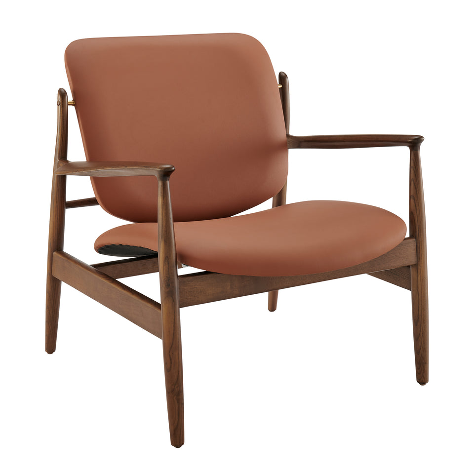 lounge chair - side angle view