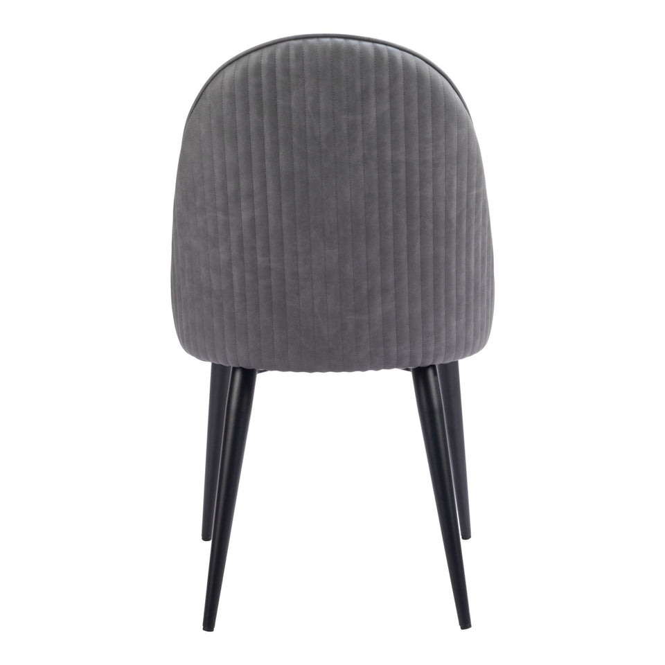 Silloth Armless Dining Chair (Set of 2) Gray