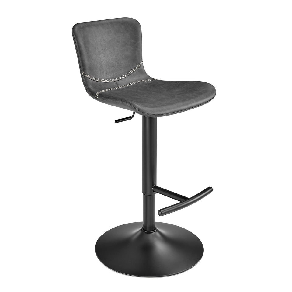 bar stool - side angle view