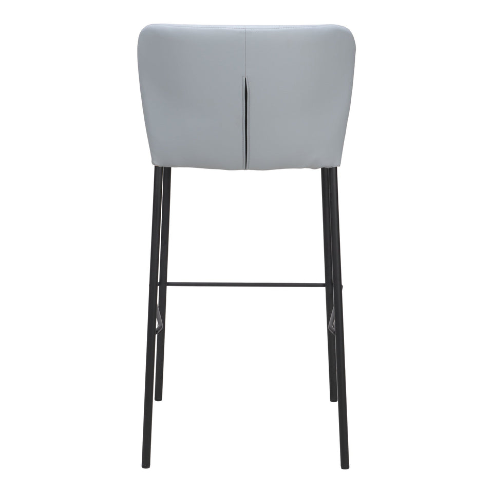 Linz Barstool (Set of 2) Gray