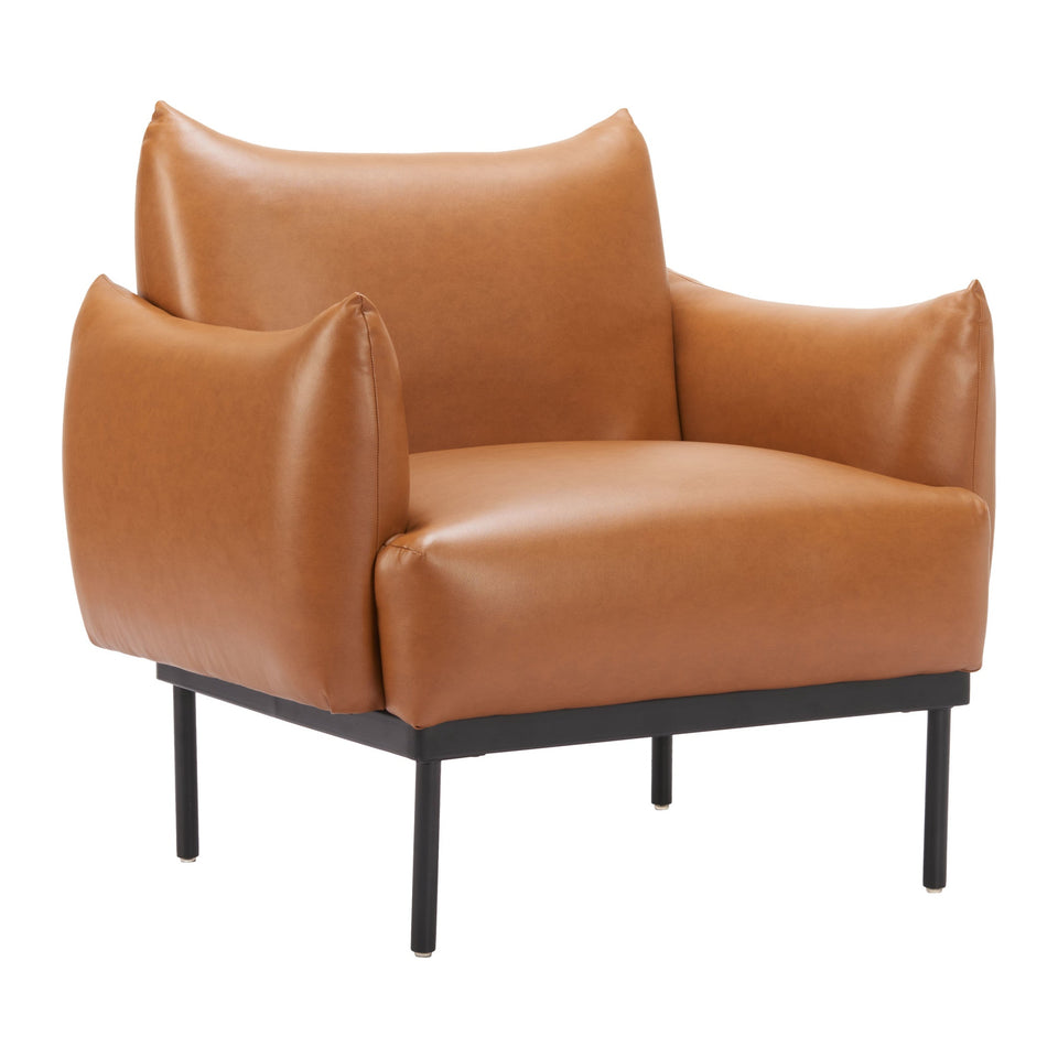 Sekil Accent Chair Brown