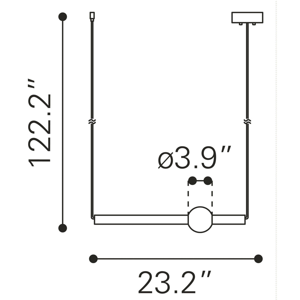 Adeo Ceiling Lamp Brass