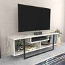 White Marble Pattern & Black