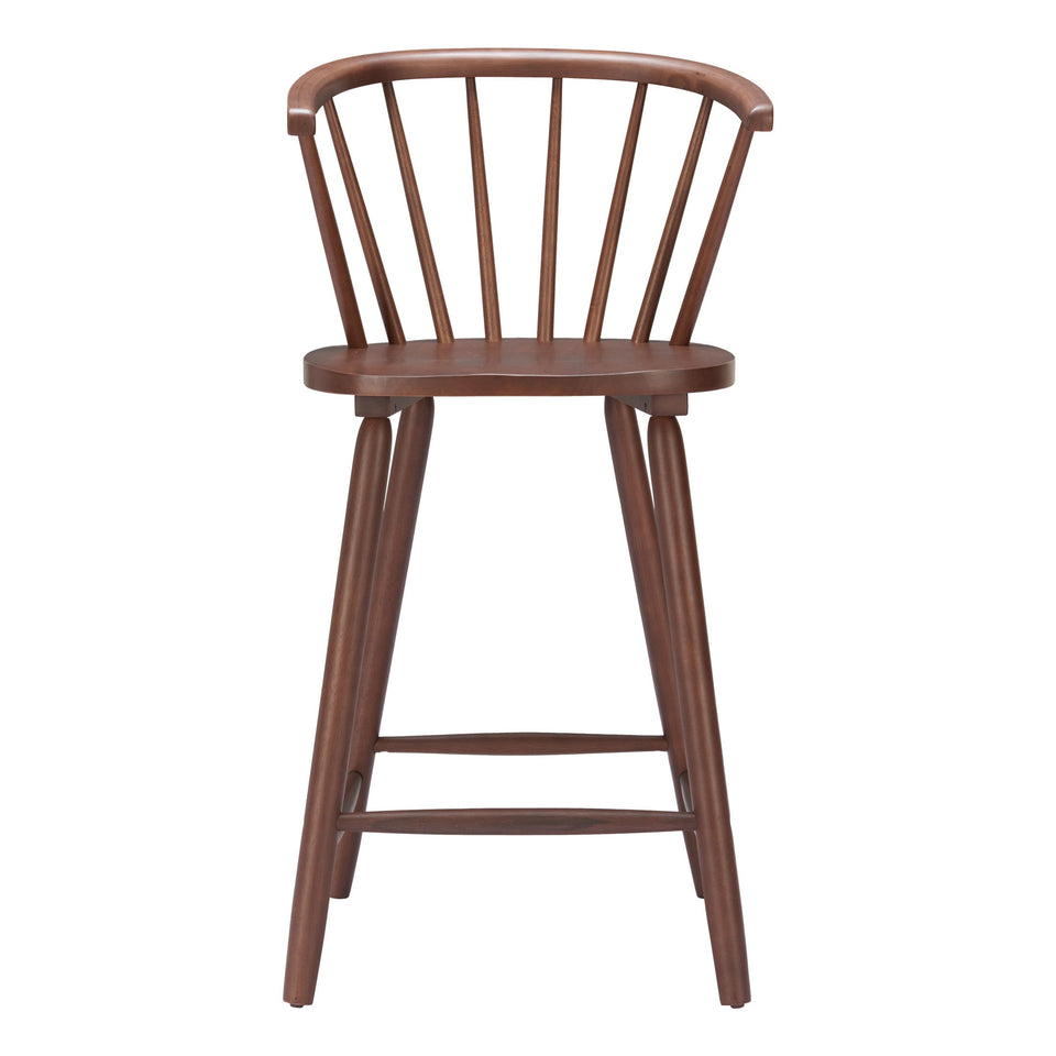 Stenger Counter Stool (Set of 2) Walnut