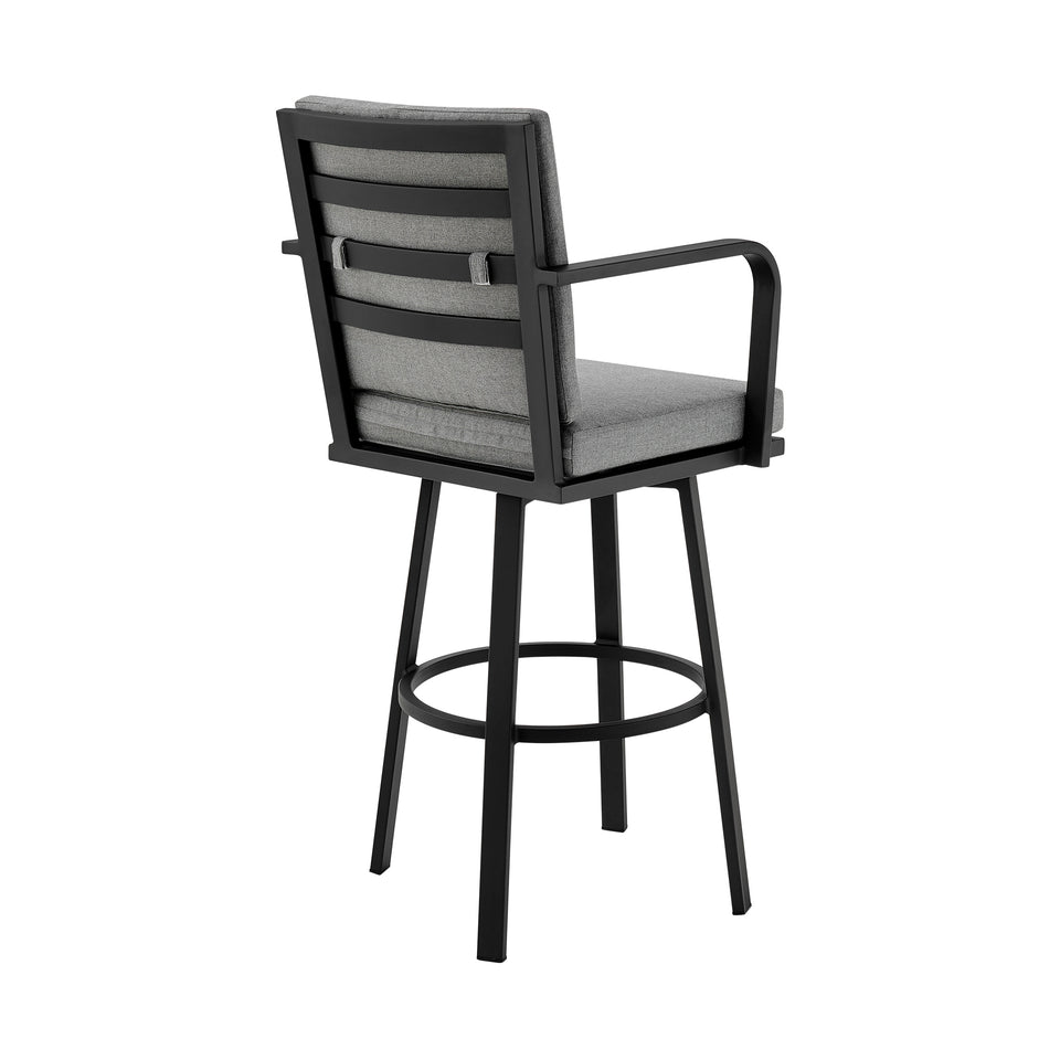 Arnauld Outdoor Swivel Bar Stool - Set of 2