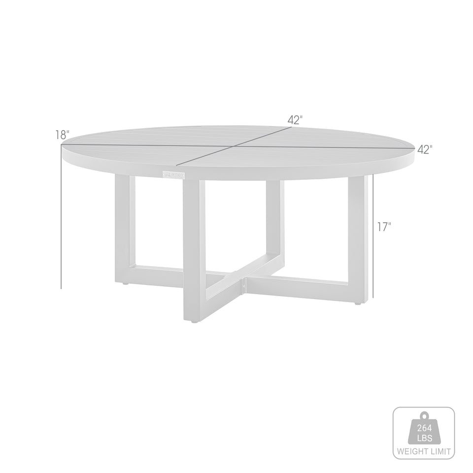 Menorca Outdoor Round Coffee Table