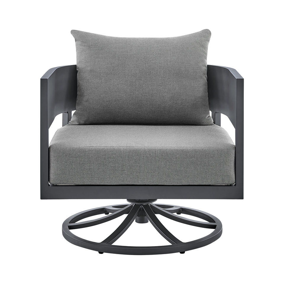 Menorca 3 Piece Patio Swivel Seating Set