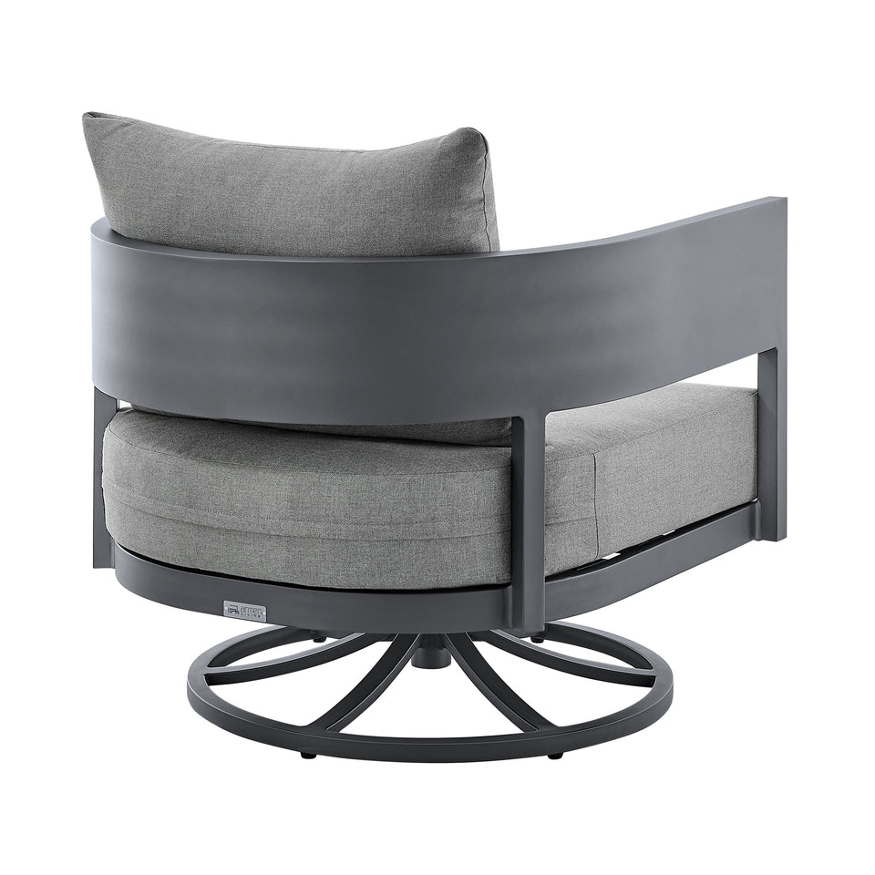 Menorca 3 Piece Patio Swivel Seating Set