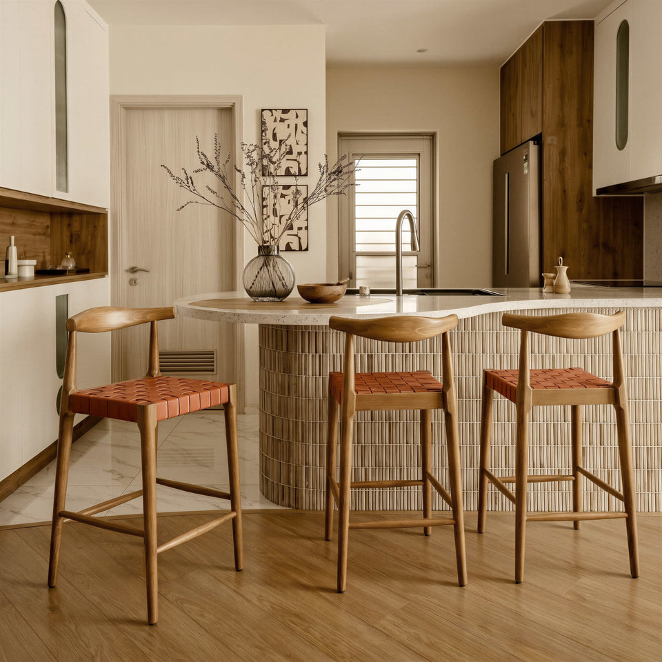 Bandani Counter Stool Tan