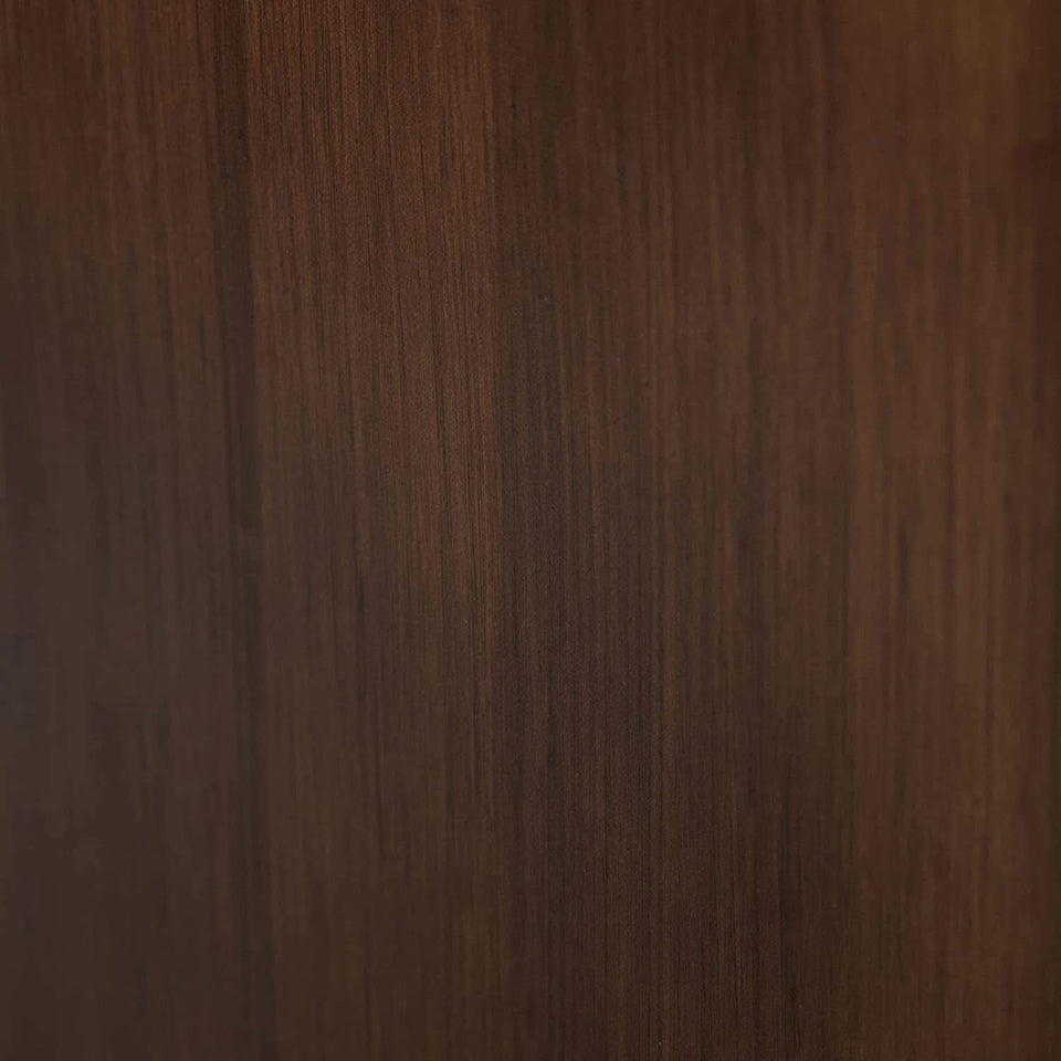 Pine Wood Sideboard Buffet Russet Brown Adjustable Shelves
