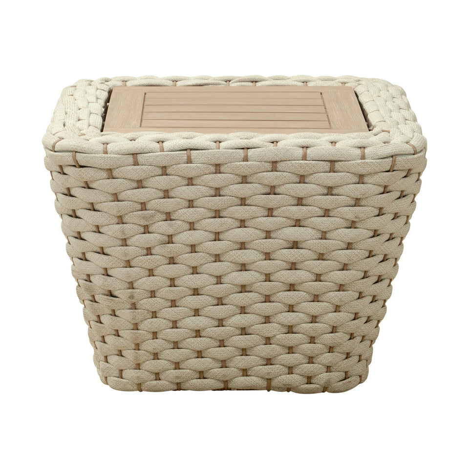 Antul Coffee Table White & Natural