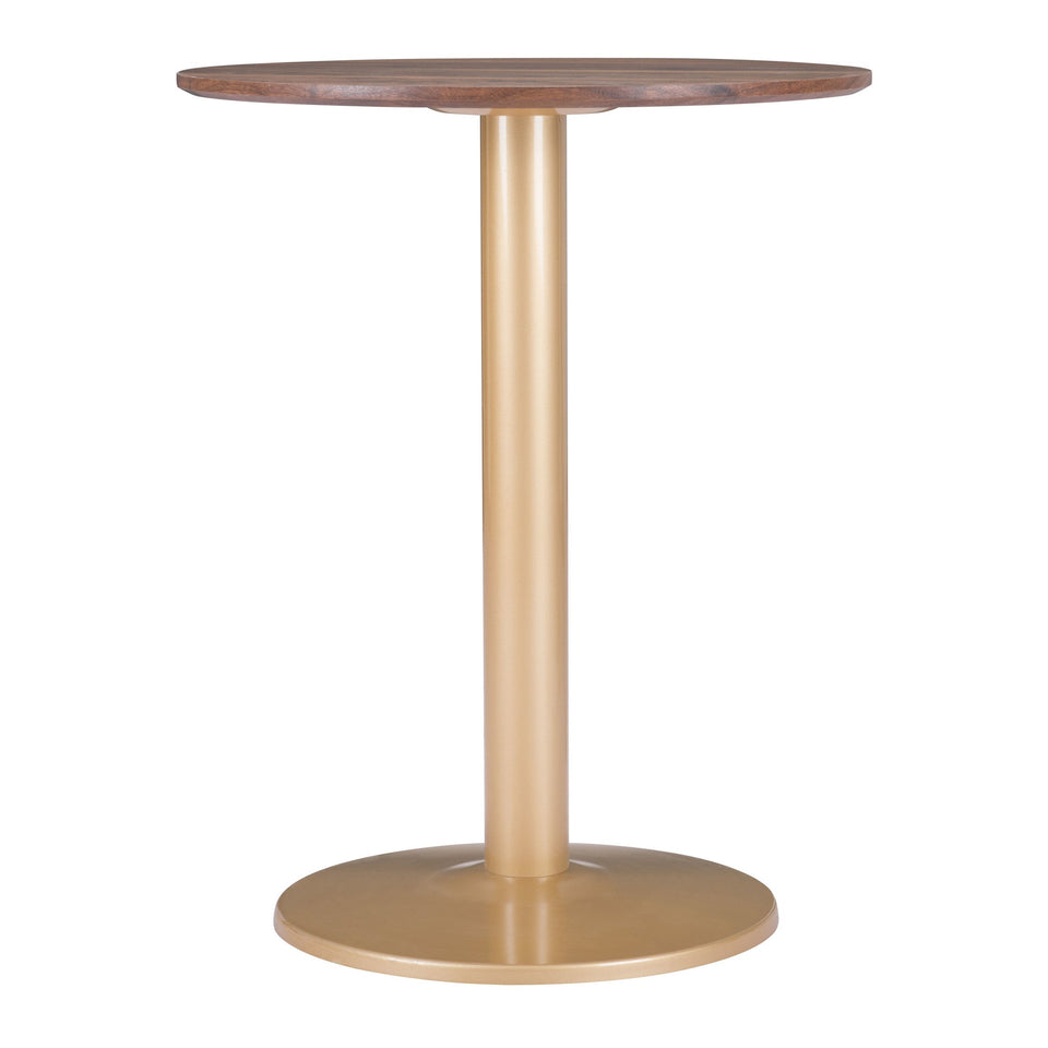 Alto Bistro Table Brown & Gold