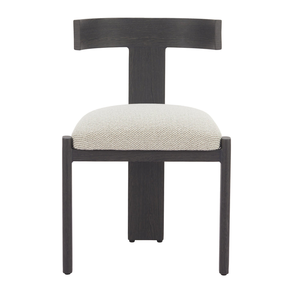 Tiana Dining Chair Black & Beige