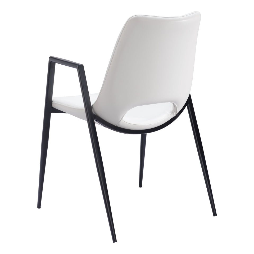 Desi Dining Chair (Set of 2) White