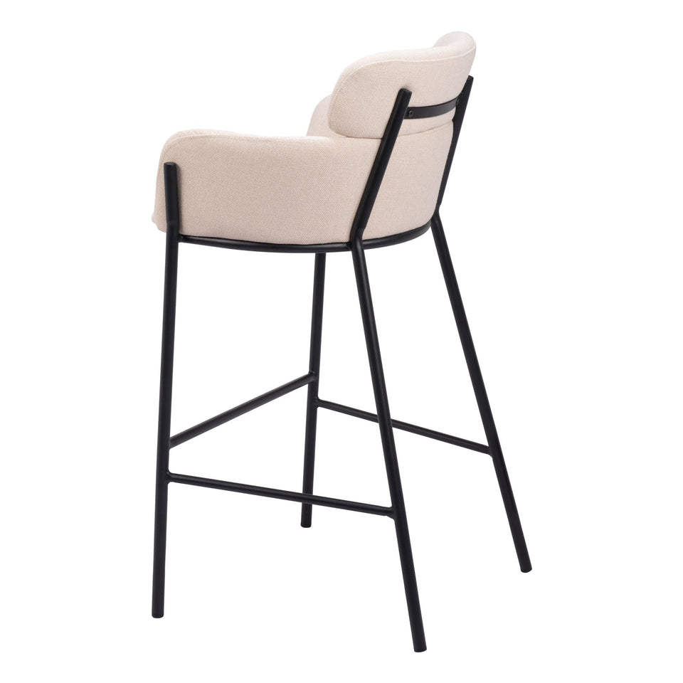 Bremor Barstool Beige