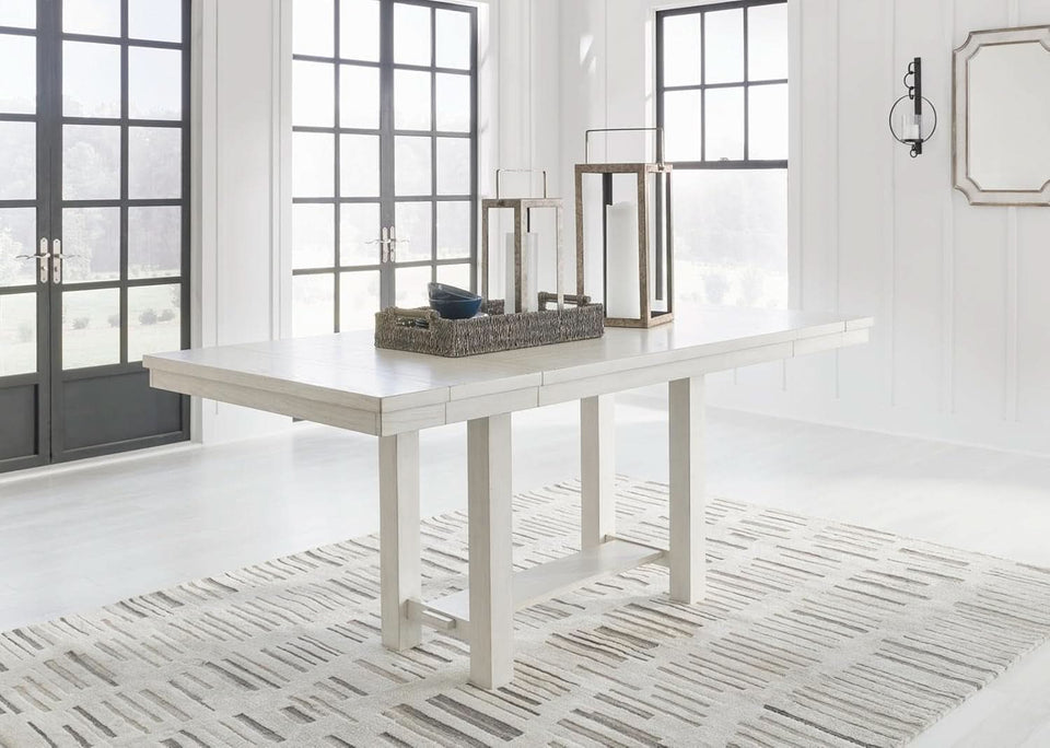Robbinsdale Counter Height Dining Extension Table 42W 86D White