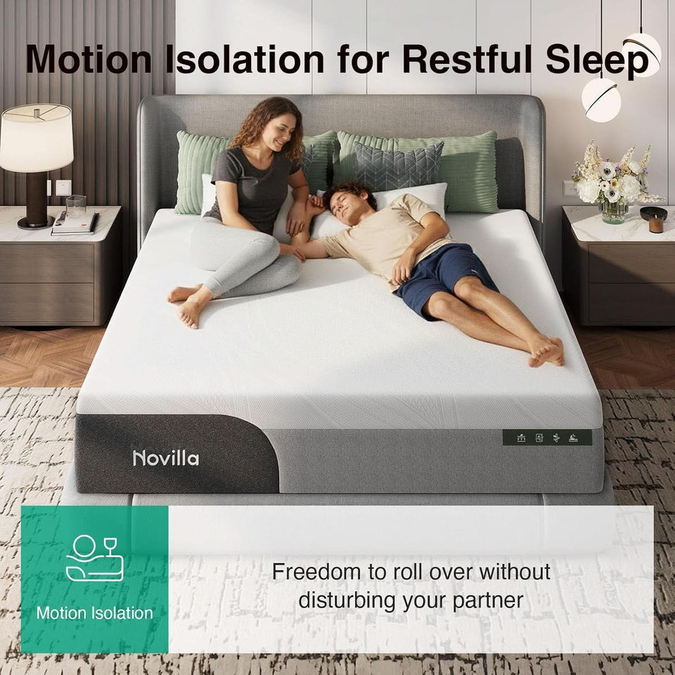 Twin Gel Memory Foam Mattress TwelveInch CertipurUS