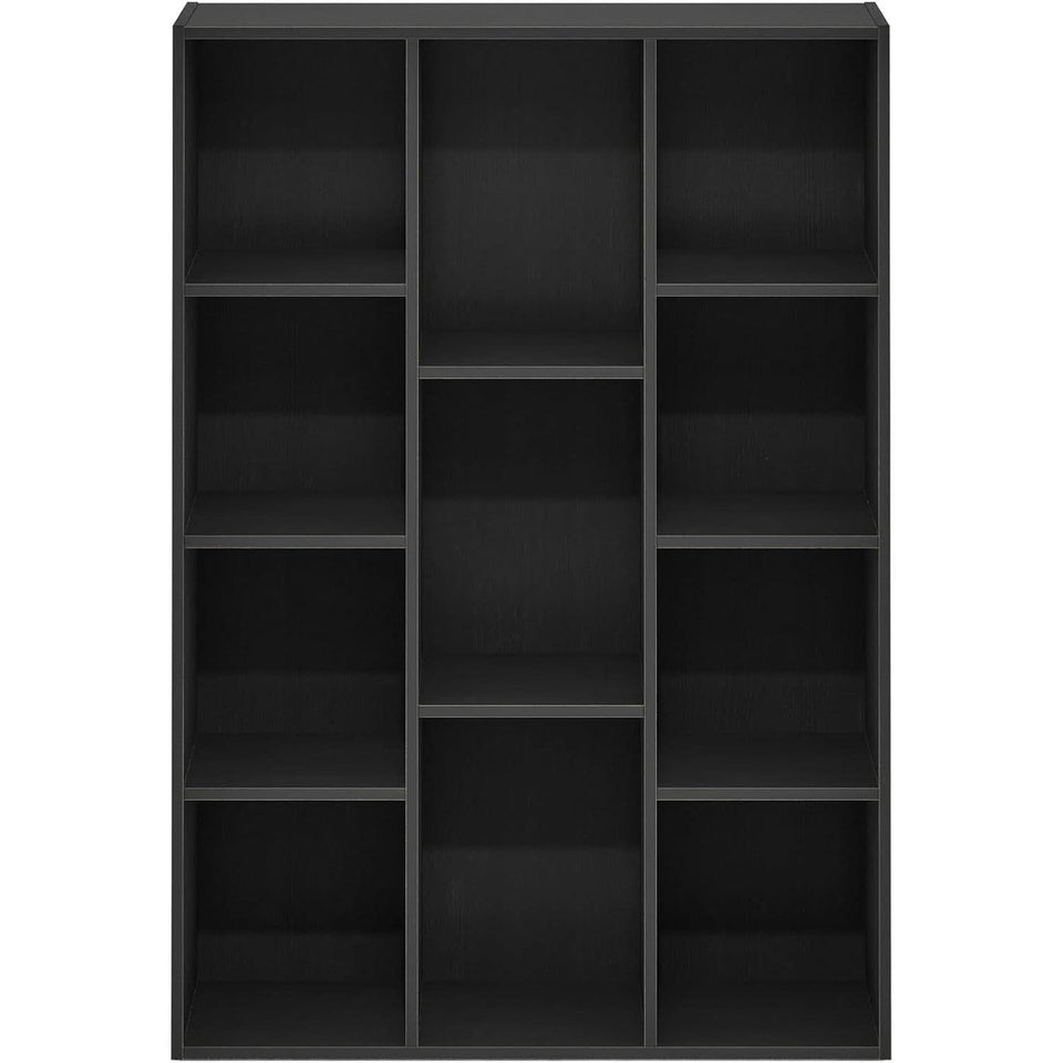 Luder 11-Cube Bookcase Blackwood Modern Living Room