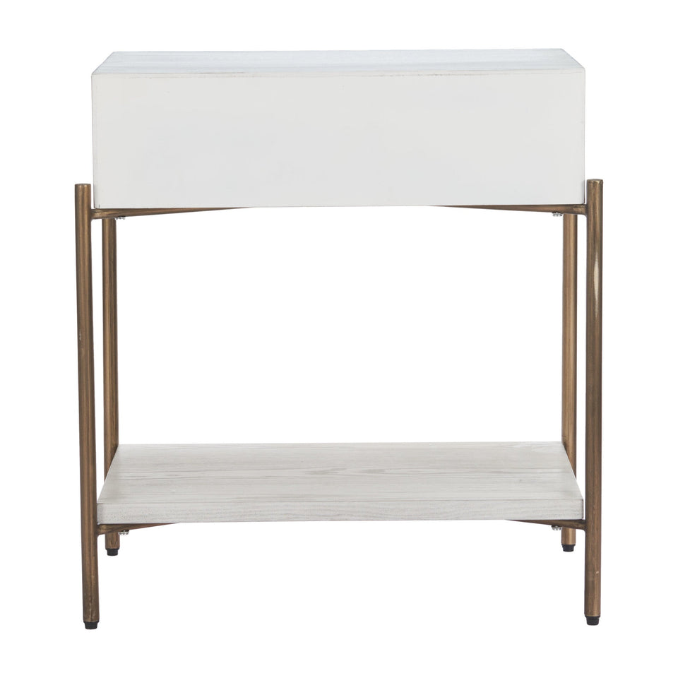 Yoru Side Table Oak White