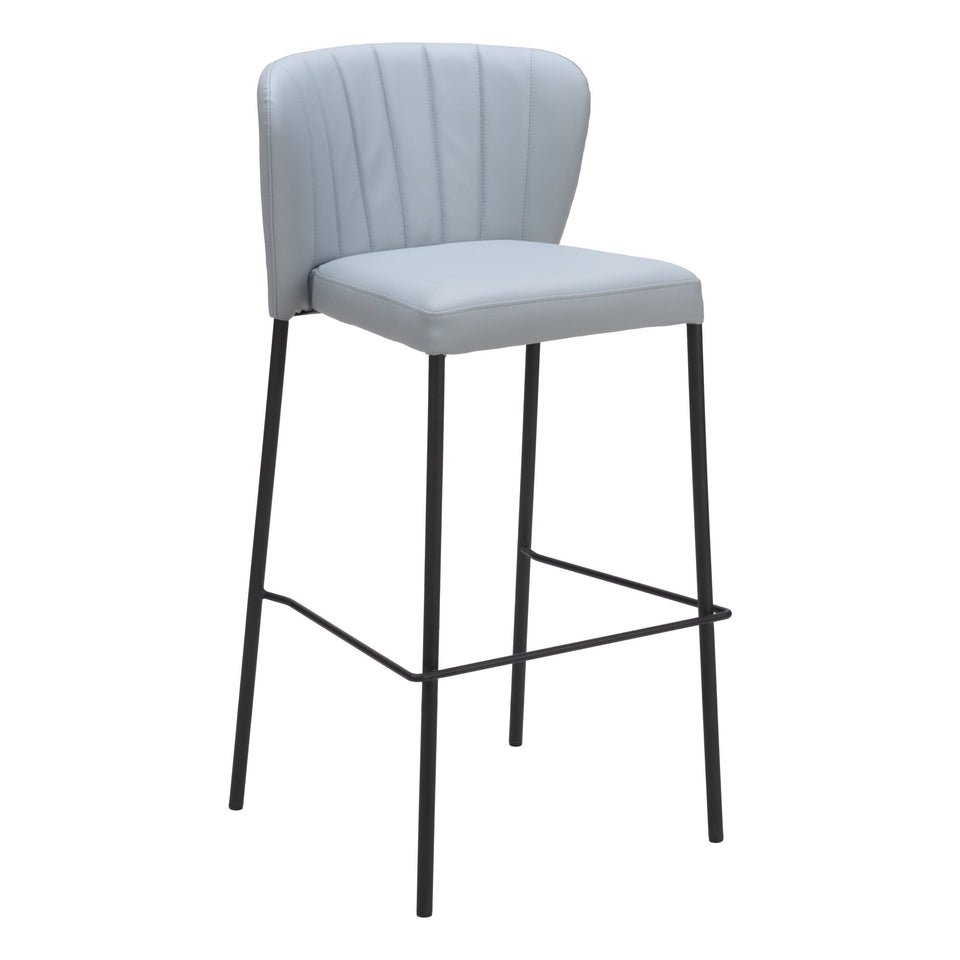 Linz Barstool (Set of 2) Gray
