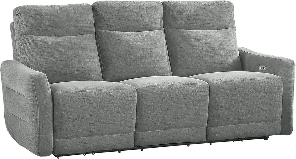 Rainwood Wallhugger Power Reclining 3 Piece Dove Gray