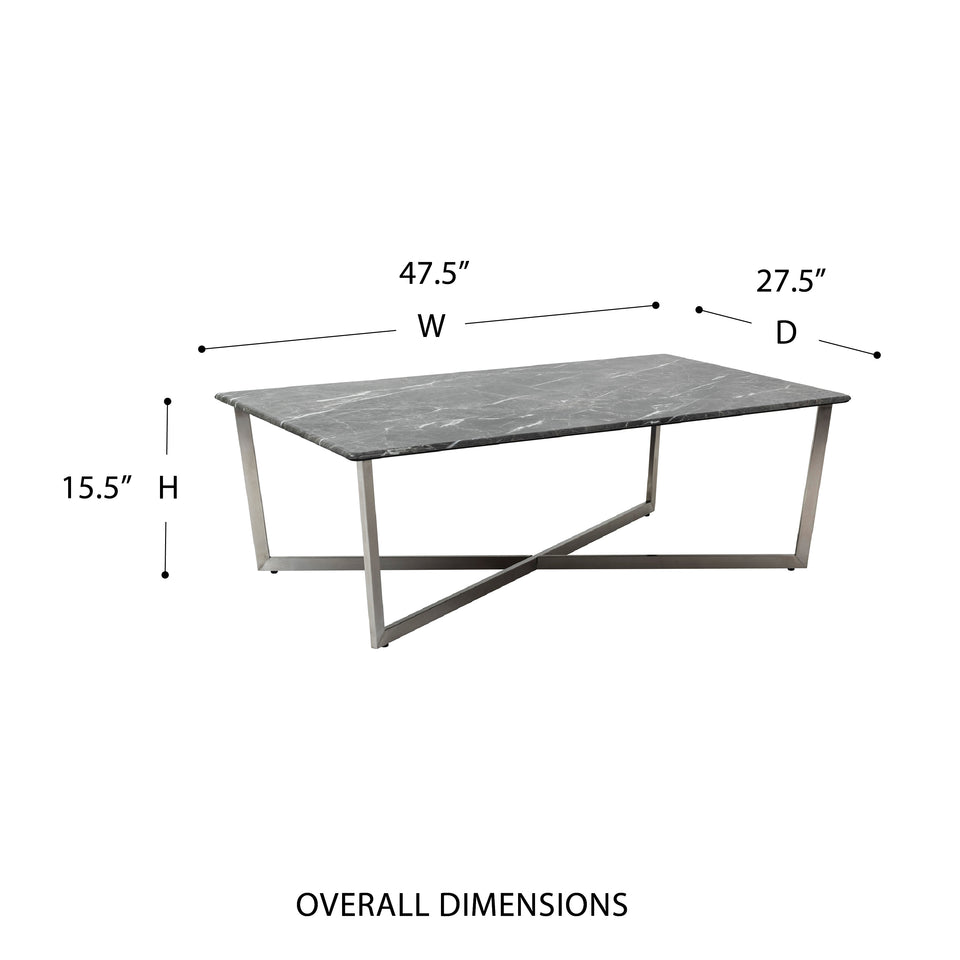 Llona 48" Rectangle Coffee Table