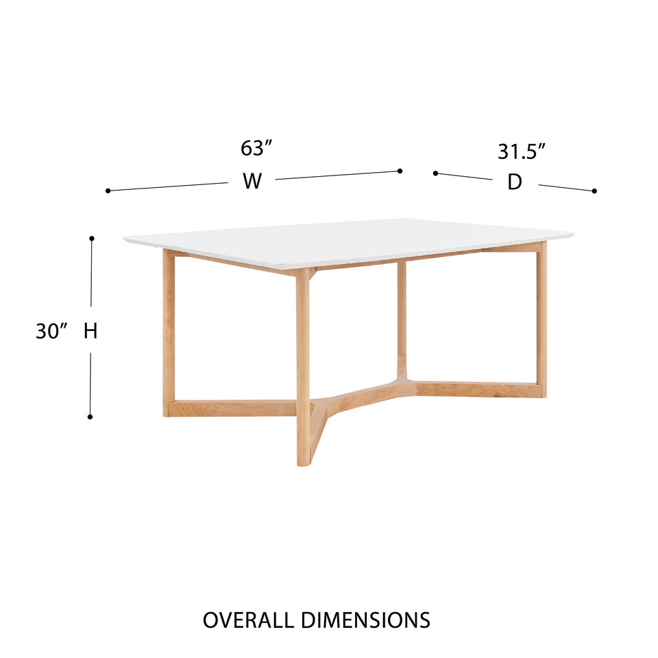 Aren 63" Rectangle Table