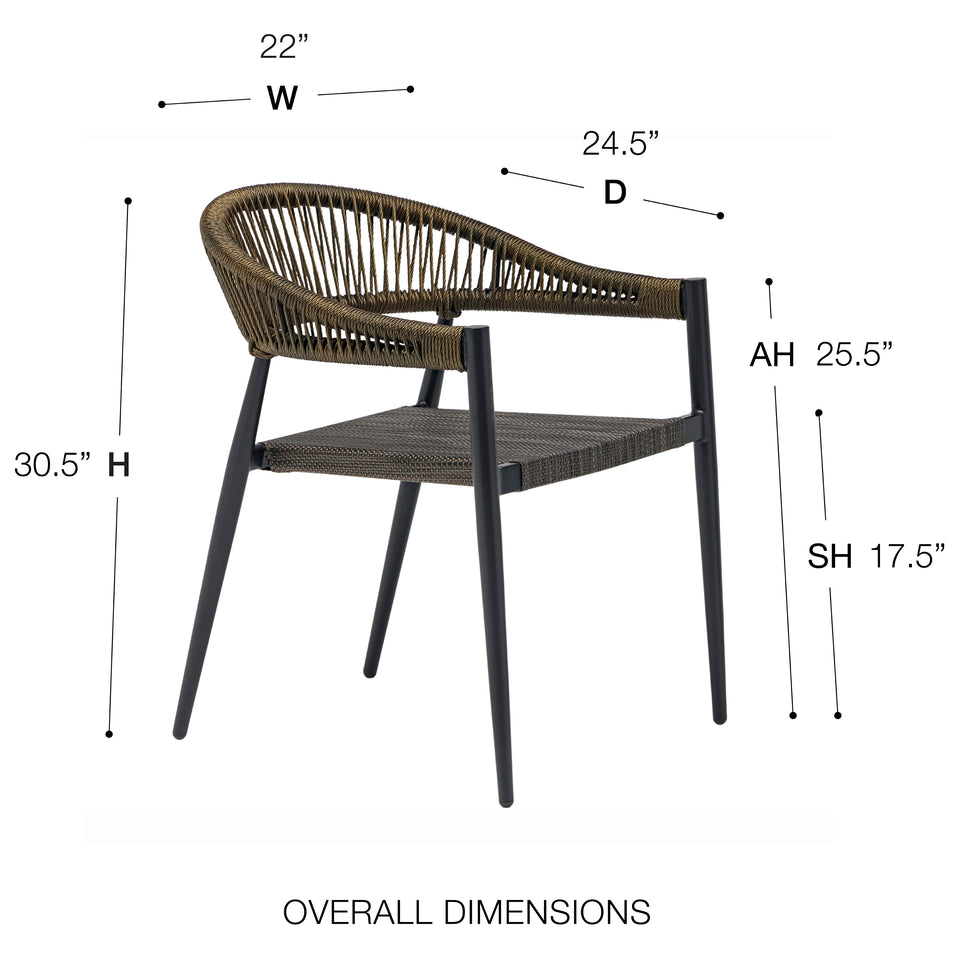 Iselin Outdoor Armchair