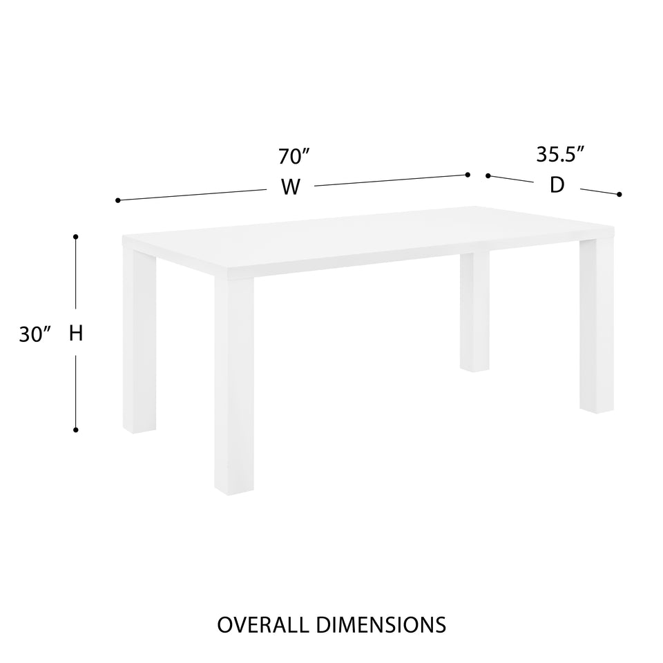 Tresero 70" Table
