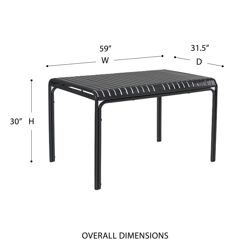 Otis 59" Outdoor Table