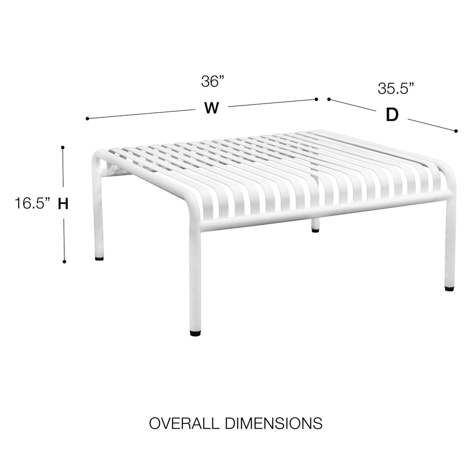 Enid 36" Outdoor Coffee Table