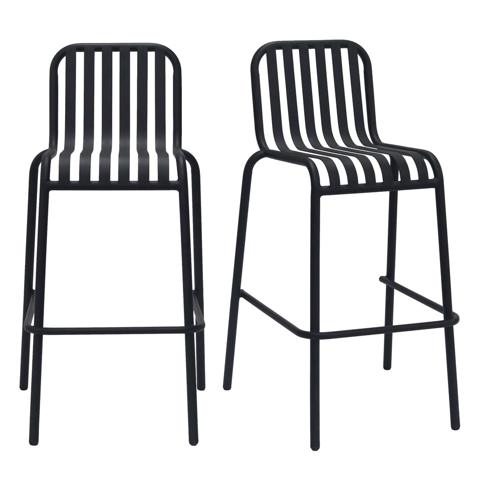outdoor bar furniture - front view