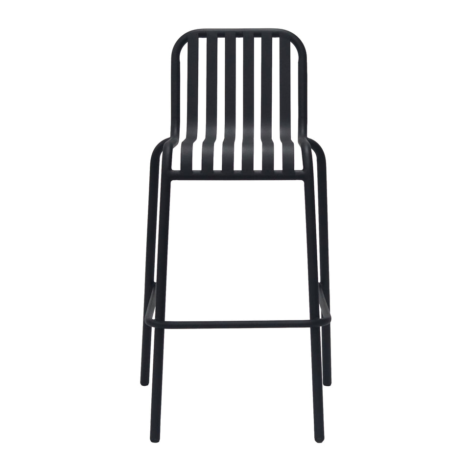 outdoor bar furniture - side angle view